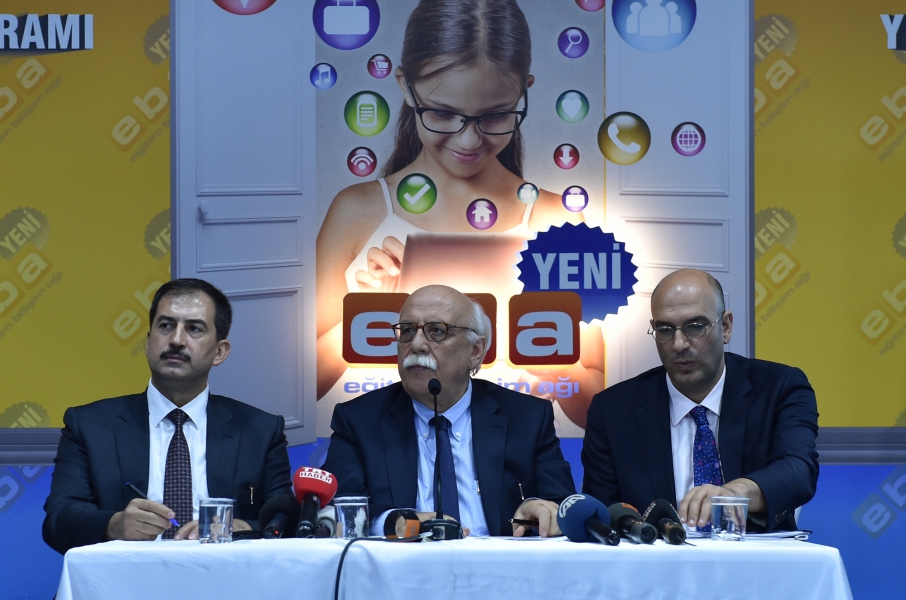 Minister Avcı promotes the worlds biggest education portal, the New EIN