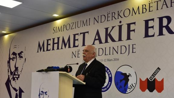 Bakan Avcı, Arnavutluk’ta Mehmet Akif Ersoy Uluslararası Sempozyumu´na katıldı