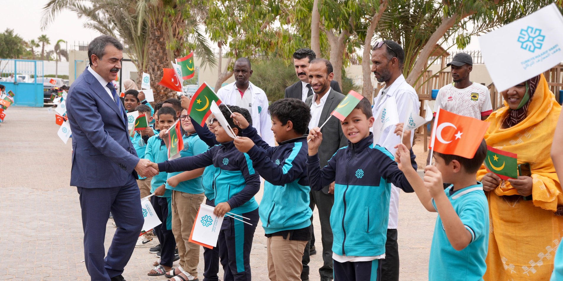 MINISTER TEKİN VISITS THE INTERNATIONAL TURKISH MAARIF SCHOOL CAMPUS IN MAURITANIA